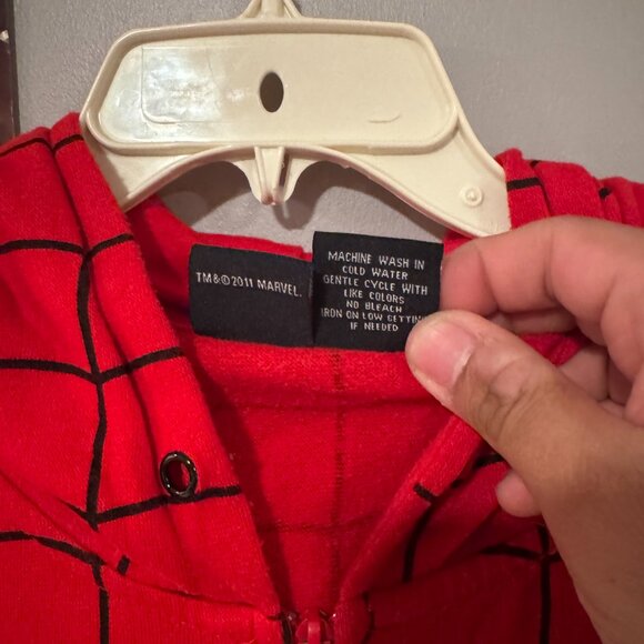 Vintage Y2K 2011 Marvel Spider-Man Mad Engine Costume Hoodie (XL) Venom iron man - Picture 8 of 10